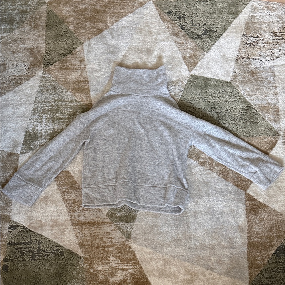 Cozy Gray Turtleneck Sweater
